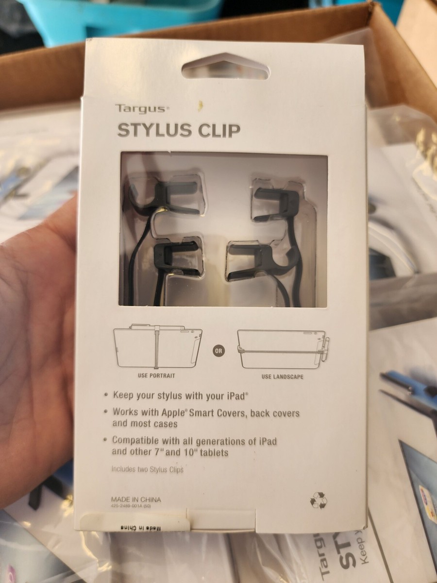 Targus Stylus Pen Clip for Tablets iPad iPhone iPod BUS0392 NEW