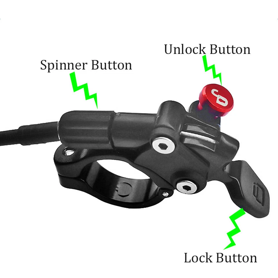 Fahrrad Remote Lockout Hebel Mountainbike Federgabel Remote für Rockshox Suntour - Bild 3 von 4