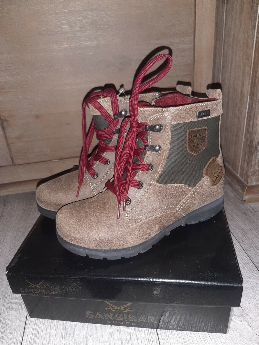 Schuhe Sansibar Stiefel leder Jungen Winter 32