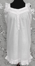 SoieRose Women's White Victorian Nightgown   100 Cotton - SR1112