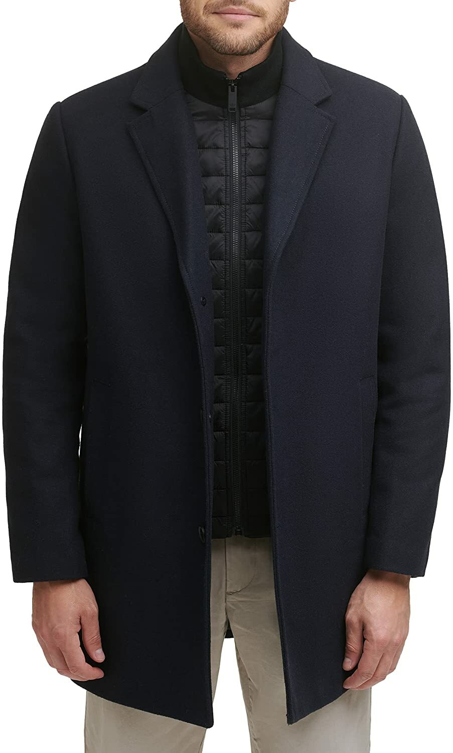 Dockers Men's Henry Wool Blend Top Coat eBay