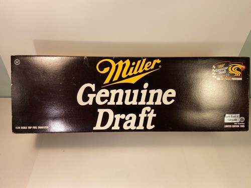 Larry Dixon Jr. NHRA Miller Genuine Draft Top Fuel Dragster 1:24 Scale Model - Picture 15 of 24