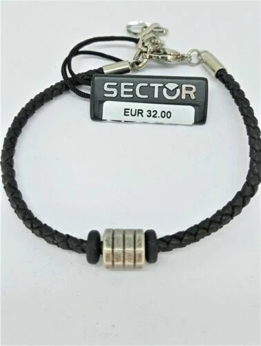 Bracciali da uomo cordoncino nero in pelle