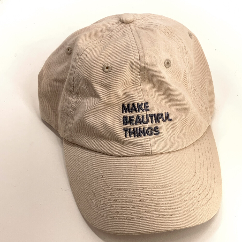 Make Beautiful Things cotton baseball cap makers … - image 2