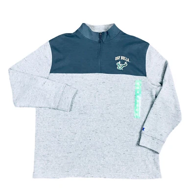 Champion Men’s Gray South Florida Bulls Embroidered Pullover Casual Sweatshirt - Image 1 of 4