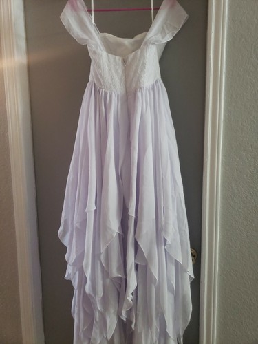 Wedding Dress Boho Hippie Prom Dress Up Hebebos - Picture 3 of 6