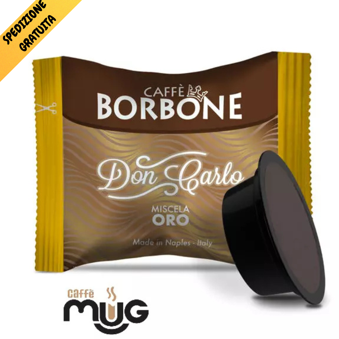 300 Capsule Cialde Borbone Don Carlo Gold Oro compatibili Lavazza A Modo Mio