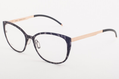 Orgreen SNOW 811 Matte Black Tortoise / Sandblasted Gold Eyeglasses 53mm