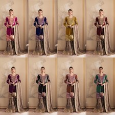 SALWAR KAMEEZ PAKISTANI INDIAN WEDDING PARTY WEAR DRESS BOLLYWOOD SUIT SHARARA