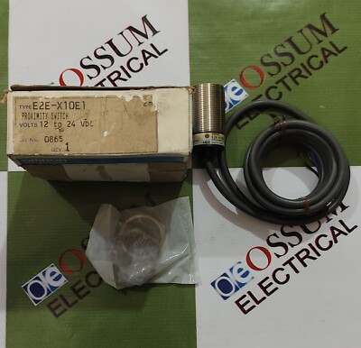 OMRON E2E-X10E1 NÄHERUNGSSCHALTER SPANNUNG 12-24VDC KOSTENLOSER SCHNELLER VER...