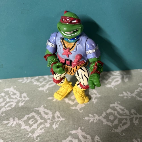 Vintage TMNT Ninja Turtles 1991 Heavy Metal Raphael Mirage Studios!