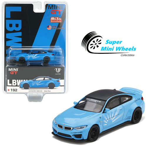 Mini GT 1:64 LB WORKS BMW M4 (Baby Blue 