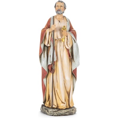 Roman Joseph's Studio St. Peter Figurine, Renaissance, 10.5 Inch Resin