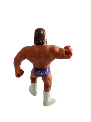 RARE WWE MACHO Man King Randy Savage Figurine De Lutte Hasbro Wwf Série