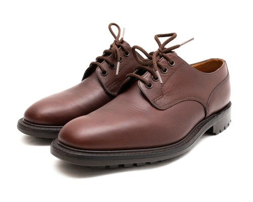 LOAKE Epsom II Derby in Brown Leather 