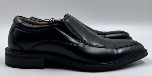 George Men's Black Dominic Slip On Square Toe Casual Dress Loafer Shoes Size 8 - Picture 4 of 8
