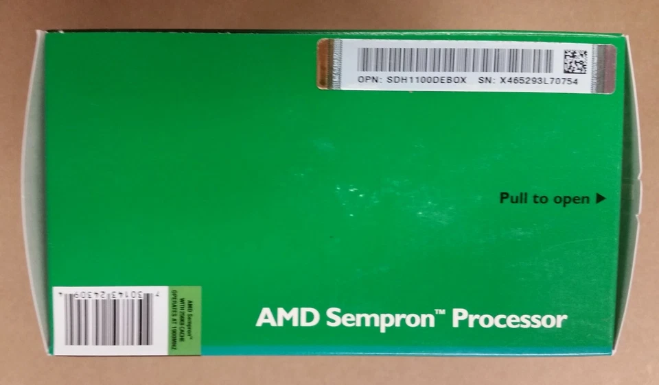 NEW AMD Sempron 1.9GHz LE-1100 (SDH1100DEBOX) AM2 Processor & Heatsink/Fan  - Image 2 of 2