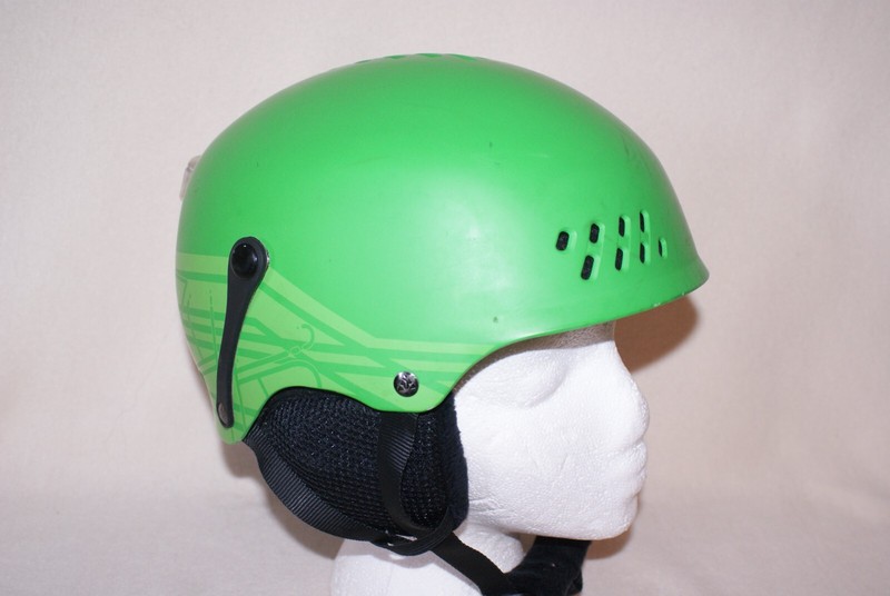 K2 'Envoy' Green Ski/Snowboard Helmet-Adult Small (51-55cm)- Used/VG