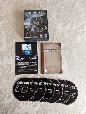 Call of Duty 2 (PC CD-ROM, 2005) Infinity Ward Complete w/ Code