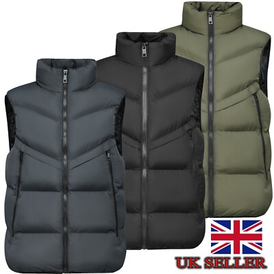 Gilet Trapuntato Moderno Con Cerniera E Tasche Applicate - Verde Oliva - Foto 5