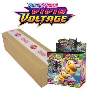 Pokemon Vivid Voltage Booster Case (6 Boxes) Brand New Factory Sealed