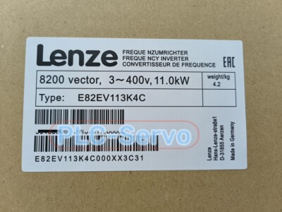 New Lenze E82EV113_4C Frequency  Inverter E82EV113K4C 12-Month Warranty