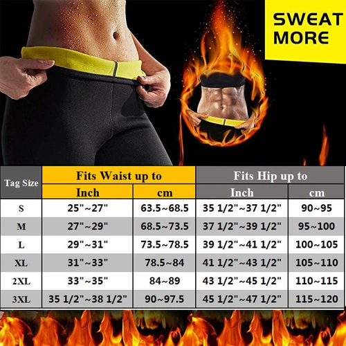 Women Fat Burning Sweat Sauna Pants Shorts Body Shaper Waist Trainer Weight Loss - Picture 2 of 22