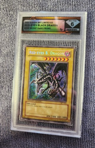 Black Skull Dragon Yugioh YuGiOh! Red-Eyes B. Dragon Card - SECRET