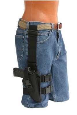 WoSport Universal Tactical Beinholster Für Pistole Und Ersatzmagazin Nylon Fabric Rechts Woodland