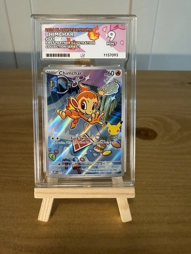 Nintendo Chimchar 041 Black Star Promo Holo ACE Graded 9 Pokemon TCG