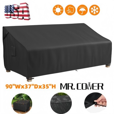 400D Extra Extra Wide 3-Seater Sofa Cover Waterproof Patio Couch Heavy Duty 90''