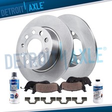 9.96 Rear Disc Rotors Ceramic Brake Pads For Audi A3 Volkswagen Jetta Beetle
