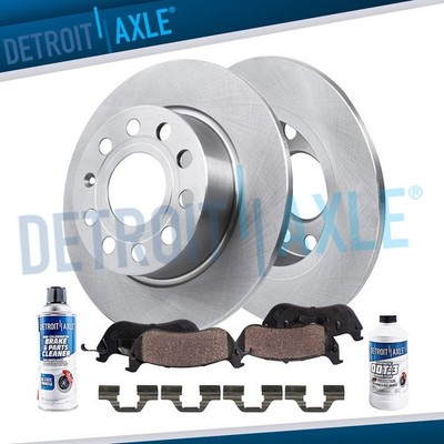 9.96'' Rear Disc Rotors Ceramic Brake Pads for Audi A3 Volkswagen Jetta Beetle