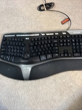 Microsoft Natural Ergonomic Keyboard 4000 v1.0 Model KU-0462 USB Tested