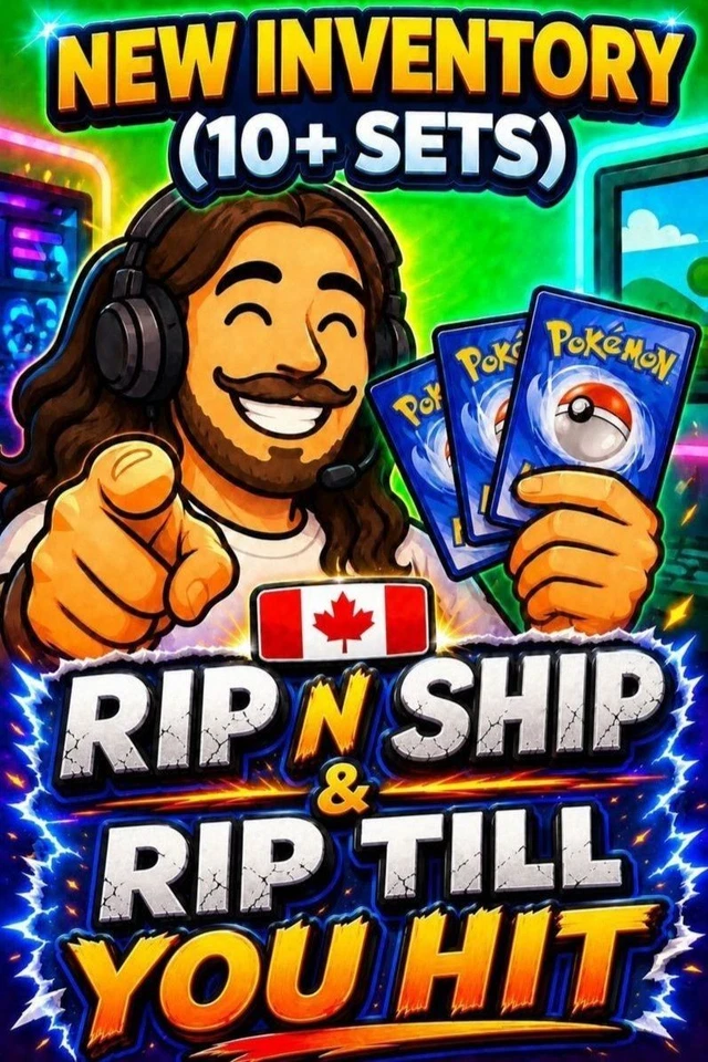 🔥 NEW STUFF !!🔥 POKÉMON PACKS 🔥 RIP N SHIP 🔥 RIP TILL YOU HIT 🔥