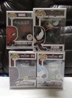 Funko Pop! Spider-Man Spirit Spider 467, Venom 363, Spider Armor 670, Miles 775