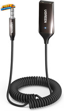 Aux to Bluetooth 6.0 Adapter 3.5Mm Bluetooth Receiver for Car USB 2.0 to 3.5Mm