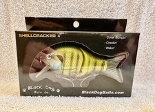 Black Dog G2 Shellcracker…4” Bright Bluegill…NIB…Discontinued Bait…Rare