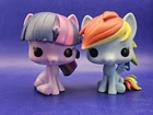 2013 Funko Pop! Television: My Little Pony RAINBOW DASH + TWILIGHT SPARKLE Loose