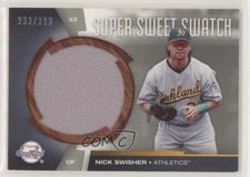 2006 Upper Deck Sweet Spot Super Sweet Swatch 233/299 Nick Swisher #SW-NS s7f