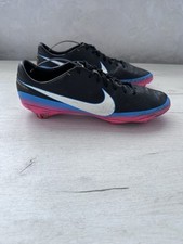 Nike Mercurial Vapor VIII CR FG Black Leather Football Soccer Cleats US9 UK8