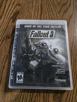 Fallout 3 -- Game of the Year Edition (Sony PlayStation 3, 2009)