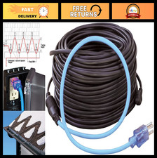 30ft Roof  Gutter Deicing Kit  150W Heating Cable, 2ft Power Cord, Indicator L