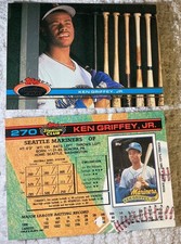 1991 Topps Stadium Club Ken Griffey Jr #270 Seattle Mariners