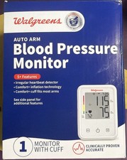 Walgreens Auto Arm Blood Pressure Monitor Comfort Cuff Irregular Detector More