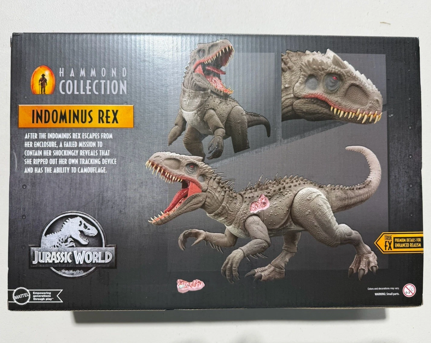 Jurassic World Hammond Collection Indominus Rex DELUXE NEW IN HAND SHIPS TODAY - product detail image 2