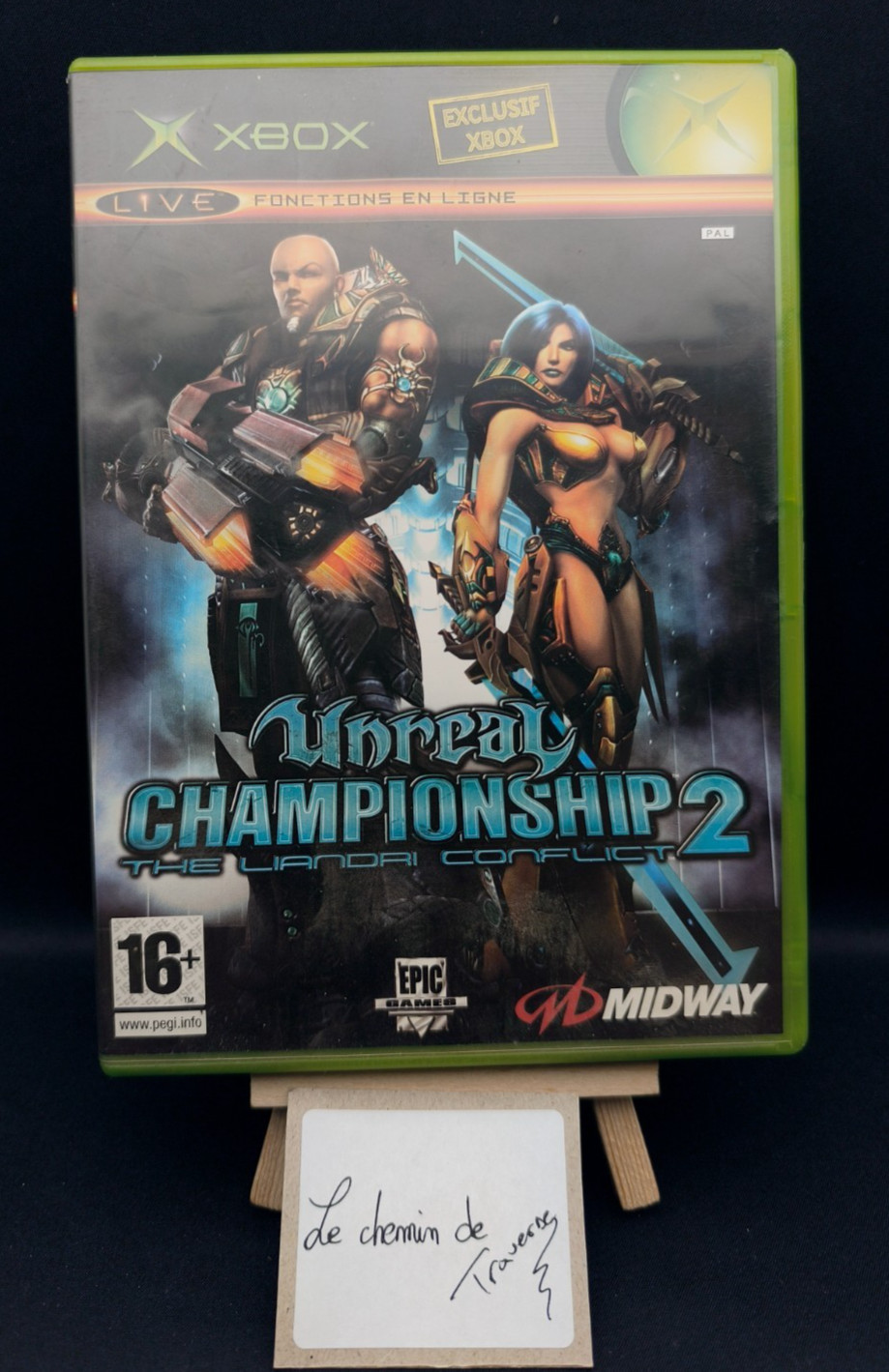 jeu xbox - Unreal Championship 2 The Liandri Conflict - Complet VF comme neuf