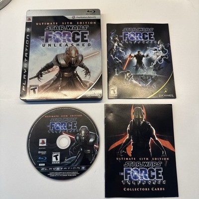 Star Wars: The Force Unleashed Ultimate Sith Edition PS3 CIB w/ Collector cards