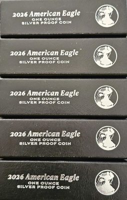 #ad #ad 1776 2026 W PROOF 1 Ounce Oz American Silver Eagle US MINT w OGP in hand $265.00