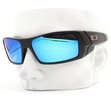 Oakley Gascan Sunglasses Matte Black Prizm Iridium Polarized OO9014-5060 w/pouch